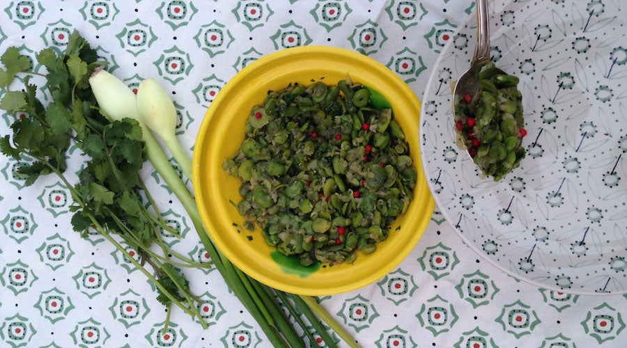 Ensalada de habas marroquí